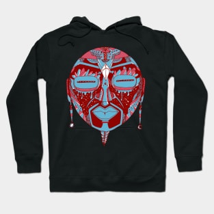 Pastel Tones African Mask 2 Hoodie